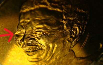 ERROR COIN - 2008 MANDELA BIRTHDAY R5 COIN NATURAL TONING AND UNTOUCHED