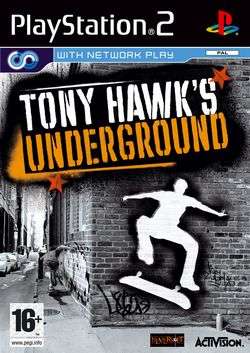 Tony Hawk's Underground (PS2, PlayStation2, Skateboarding)