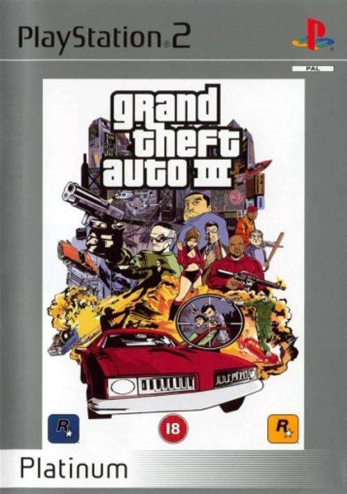 GTA 3 Platinum, Grand Theft Auto III, Grand Theft Auto 3 (PS2, PlayStation2, ACT, ADV)