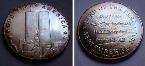 *** TWIN TOWERS 1OZ 999 SILVER ROUND 9-11 BULLION ***