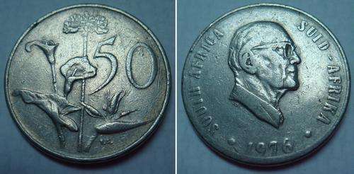 South Africa 1976: 50c