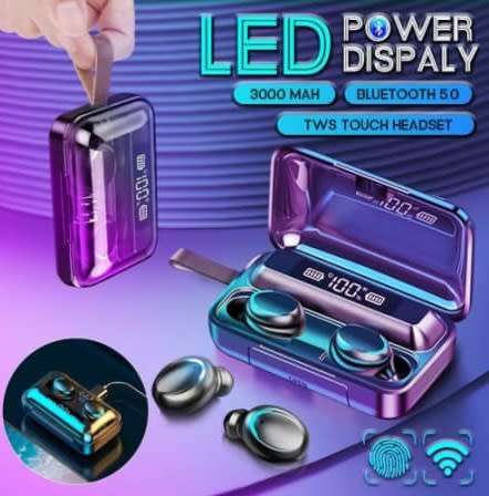 WIRELESS SPORTS BLUETOOTH EARBUDS || POWERFUL STEREO SOUND AND SMOOTH BASS,BUILT IN POWERBANK CHARGE