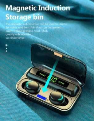 WIRELESS SPORTS BLUETOOTH EARBUDS || POWERFUL STEREO SOUND AND SMOOTH BASS,BUILT IN POWERBANK CHARGE