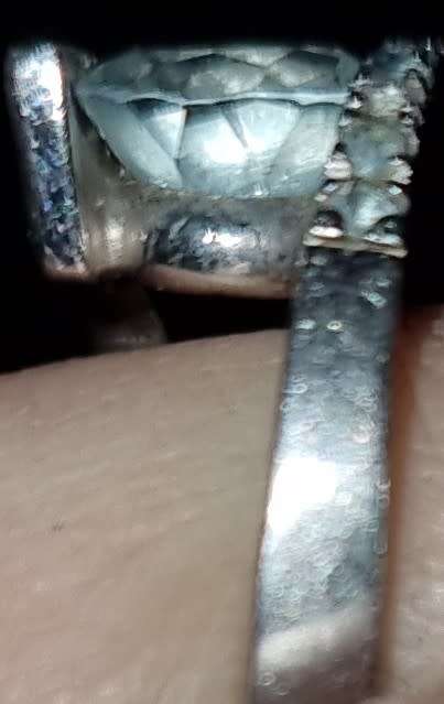Platinum Topaz Ring
