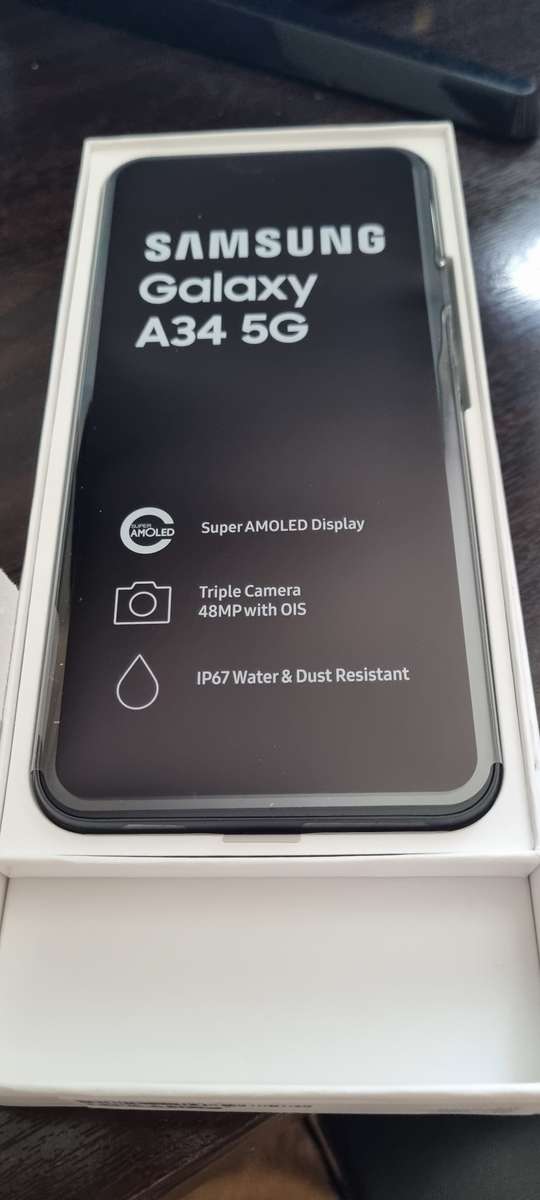 Samsung Galaxy A34 5G + Samsung Galaxy Watch 3 Stainless Steel 41mm LTE