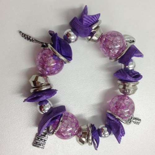 Beautiful Hand Made Shell and Beads Charm Bracelets