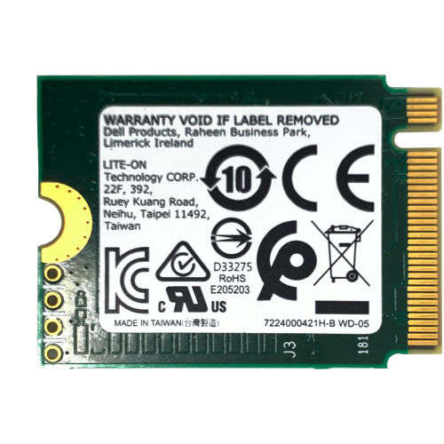 256GB DELL CL1-3D256-Q11, M.2 NVMe  Mini SSD Drive