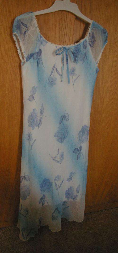 Beautiful Blue Floral Dress