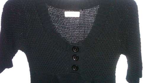 Black knitted dress (size small)
