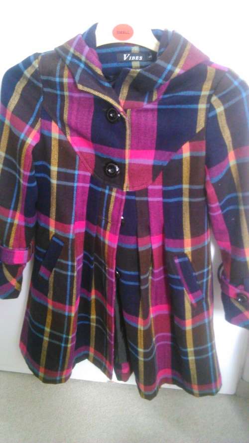 Lovely Rainbow colour winter coat