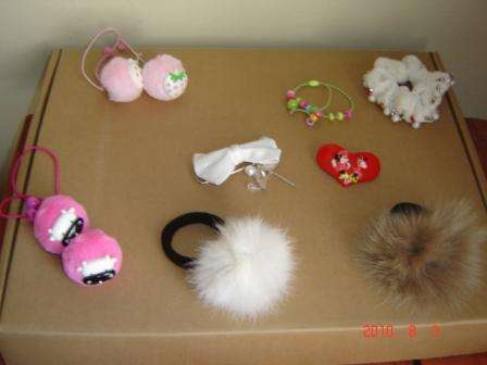 Fancy Hair bobbles for little girls