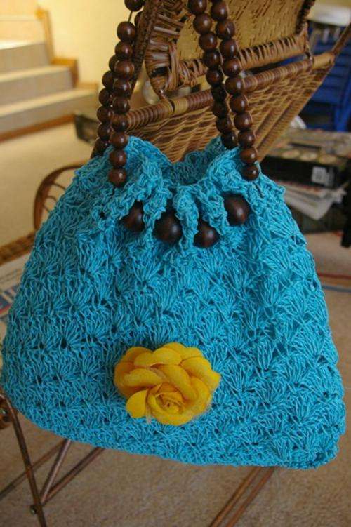 Stunning Mauritian rafia bag