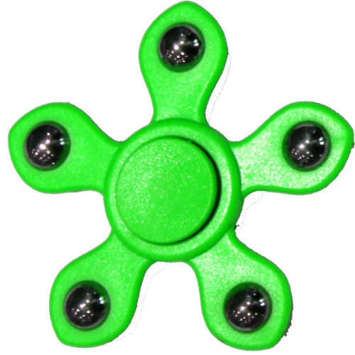 FIDGET SPINNER FIVE SIDED MULTIPLE COLOURS
