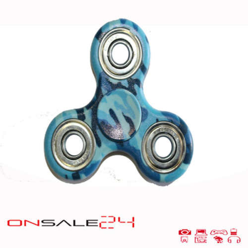 THREE FINGER FIDGET SPINNER CAMO ONE OF THREE COLOURS TO CHOOSE FROM