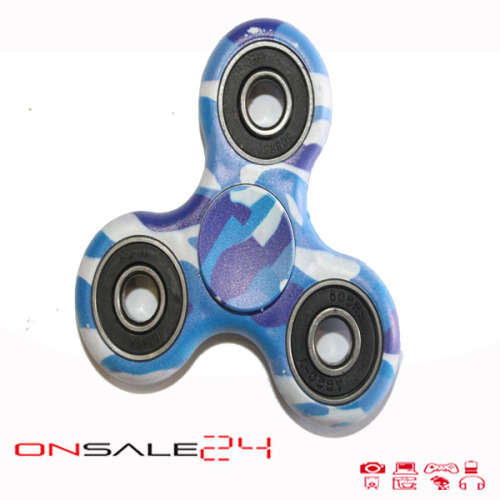 THREE FINGER FIDGET SPINNER CAMO ONE OF THREE COLOURS TO CHOOSE FROM