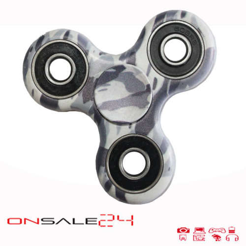 THREE FINGER FIDGET SPINNER CAMO ONE OF THREE COLOURS TO CHOOSE FROM