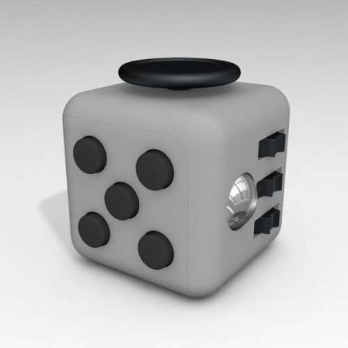 FIDGET CUBE GREY