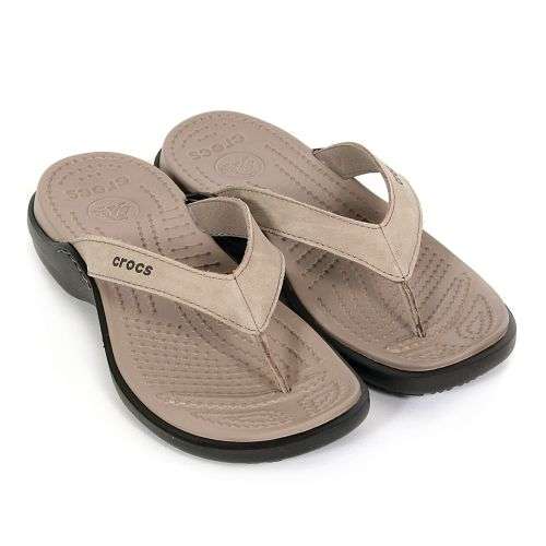 Crocs Capri IV Womens - Mushroom/Espresso /5/6/7/8