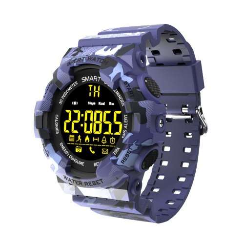 BM18 Sports Smart Watch - Camouflage Blue