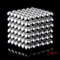 Silver Magnetic Balls 5MM ( 125Pcs )