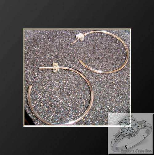 a PERFECT GIFT 4 MOTHERS DAY!!! SCHICK, HUGE ROUND 925 STERLING SILVER EARRINGS