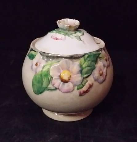 CARLTONWARE ENGLAND SUGAR /JAM POT
