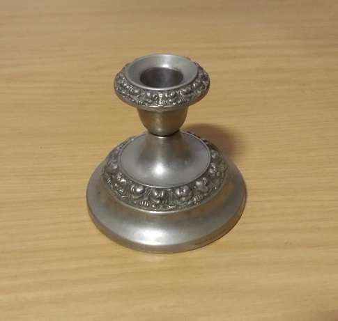 SILVER PLATED CANDLE HOLDER