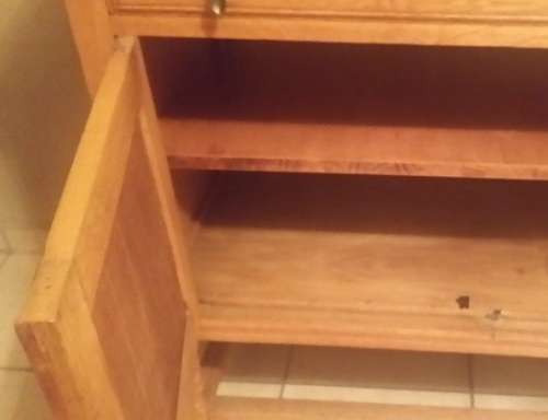 VINTAGE OAK SERVER SIDEBOARD