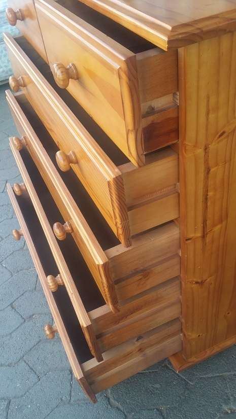 SOLID PINE 6 DRAWER CHEST OF DRAWERS ... COLLECTION EDENVALE JHB