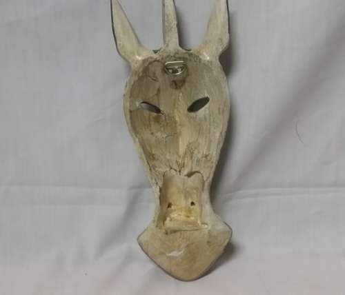 WOOD CARVING OF ZEBRA  WALL ART