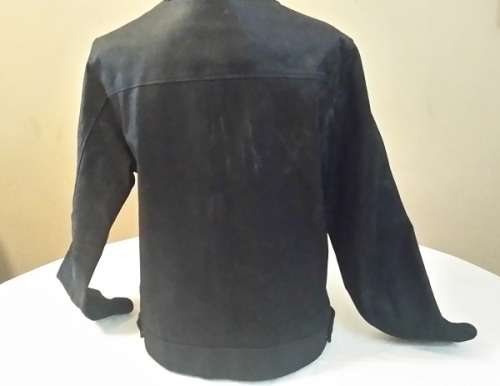 LINED BLACK LEATHER JACKET WOOLWORTHS SIZE MEDIUM