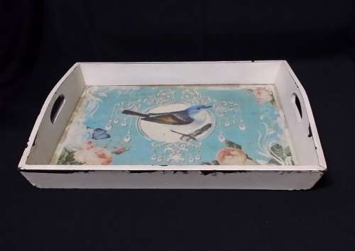 VINTAGE SHABBY CHIC TRAY