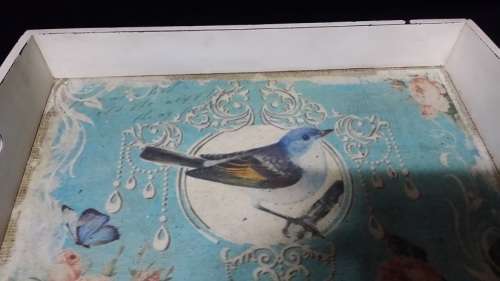 VINTAGE SHABBY CHIC TRAY