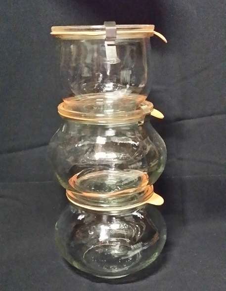 SET OF 3  WECK STORAGE JARS