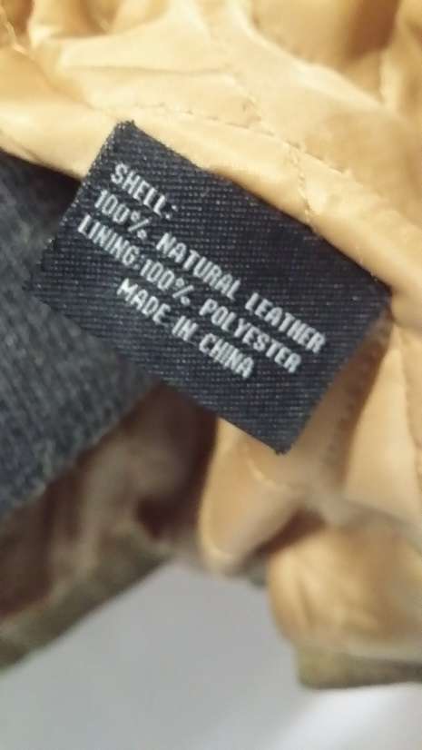 A 100 % NATURAL  LEATHER MEN'S  JACKET LARGE