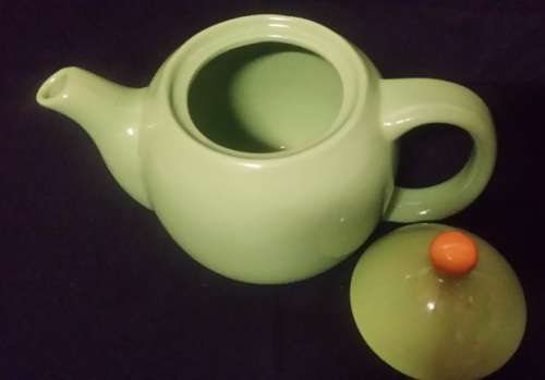 A GREEN REGENT TEA POT