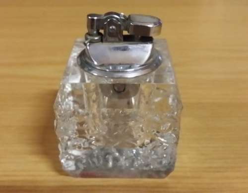 GLASS CASED LIGHTER