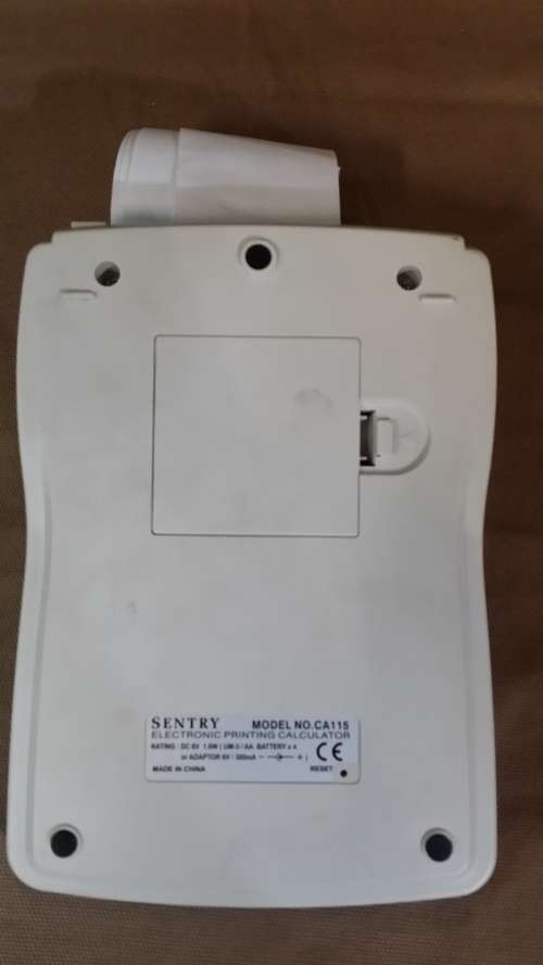 SENTRY BATTERY ADDING MACHINE