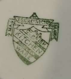 GREEN & CO CORNISH KITCHENWARE SALT JAR ENGLAND