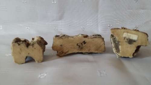 THREE SMALL OWL ORNAMENTS