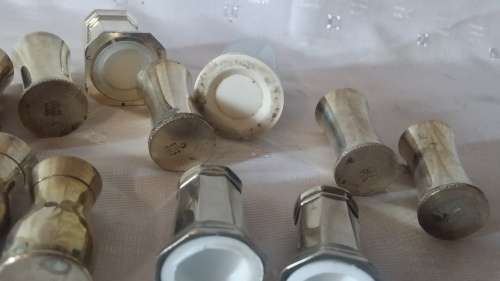 JOB LOT OF SALT AND PEPPER SHAKERS MOST OF THEM SILVER PLATED
