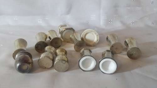 JOB LOT OF SALT AND PEPPER SHAKERS MOST OF THEM SILVER PLATED