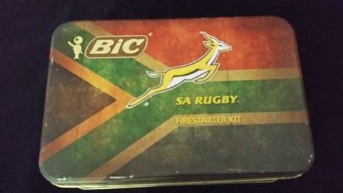 BIC SA RUGBY  COLLECTORS TIN ( EMPTY )