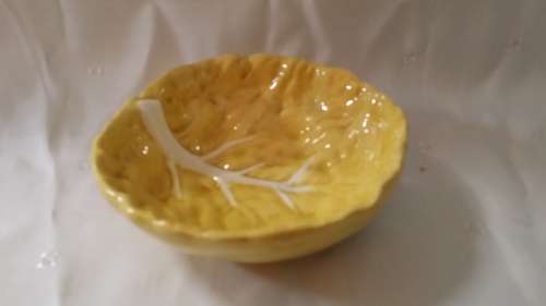 VINTAGE BOWL STAMPED FISH  ( UNCLEAR )