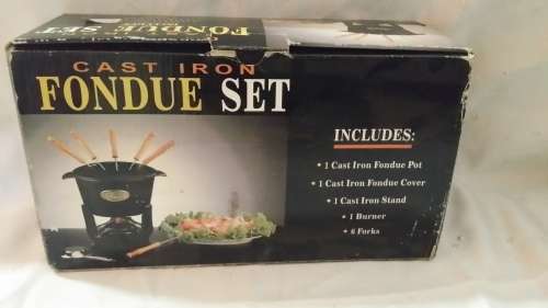 CAST IRIO FONDUE SET