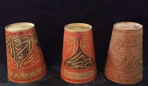 SET OF 3 MOROCCAN  CUPS