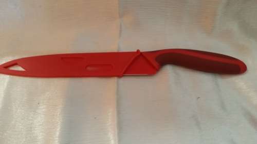 ZYLISS KITCHEN KNIFE NON STICK STAINLESS STEEL 19 CM BLADE PINK