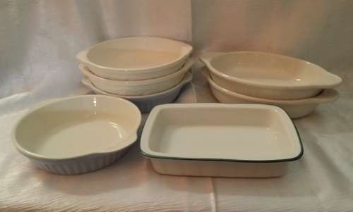 JOB LOT OF 7 BAKING / SERVING  DISHES