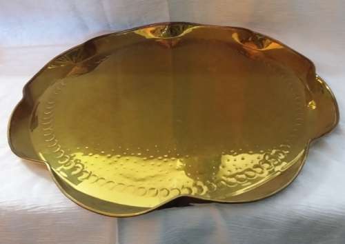 BRASS TRAY 44 CM X 2 CM