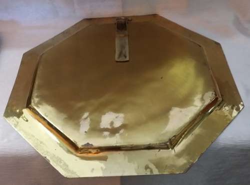 LARGE 43 CM BRASS  PLATE / TRAY